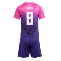 Camisa de time de futebol Alemanha Toni Kroos #8 Replicas 2º Equipamento Infantil Europeu 2024 Manga Curta (+ Calças curtas)